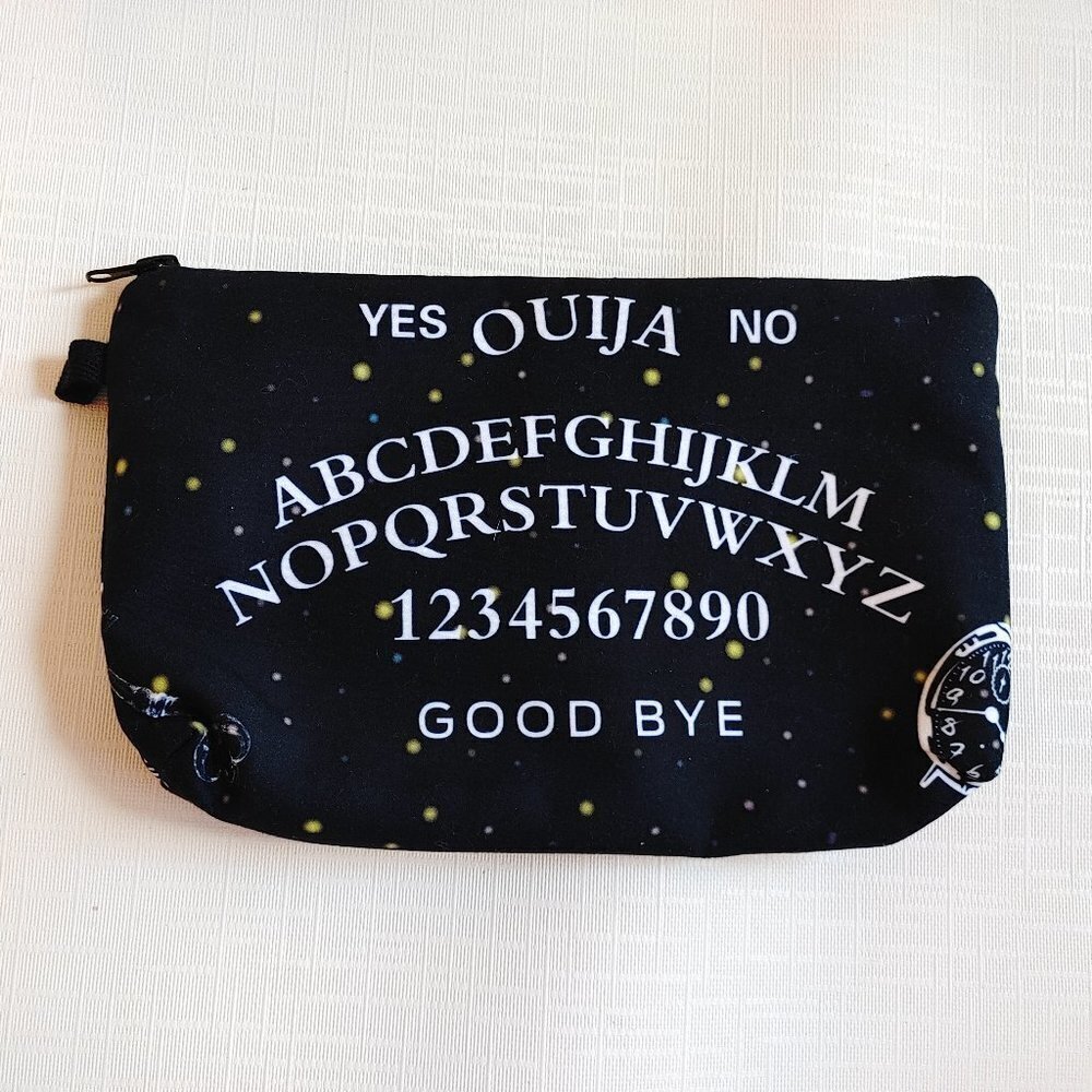 Ouija Board Pouch Purse Halloween cosmetic case Mysterious